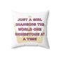 Changing the World - Polyester Square Pillow