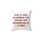 Changing the World - Polyester Square Pillow