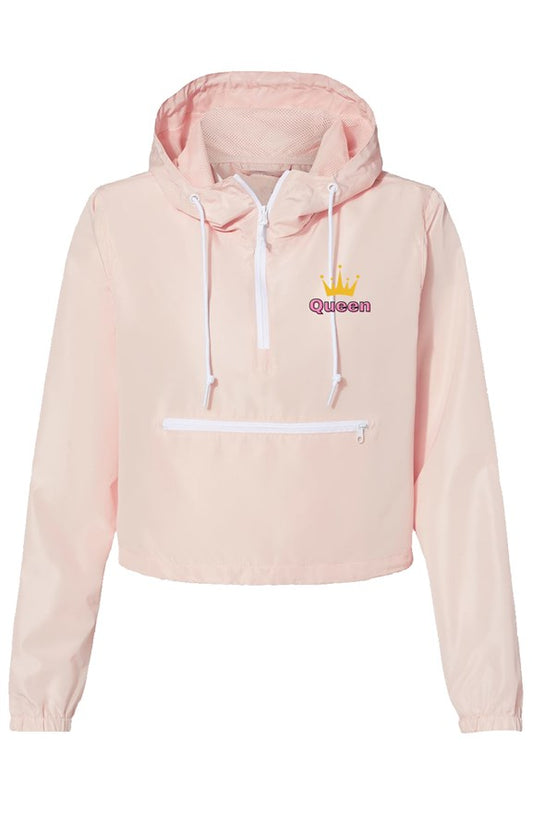 Queen - Lightweight Pullover Crop Windbreaker