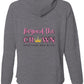 Beyond the Crown - Womens Lightweight Wash Zip Hoodie