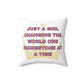 Changing the World - Polyester Square Pillow