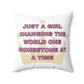 Changing the World - Polyester Square Pillow